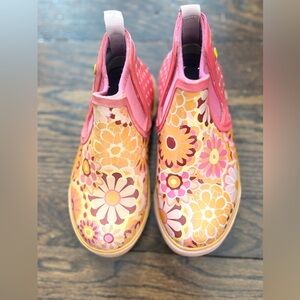 Colorful Floral Kids Boots